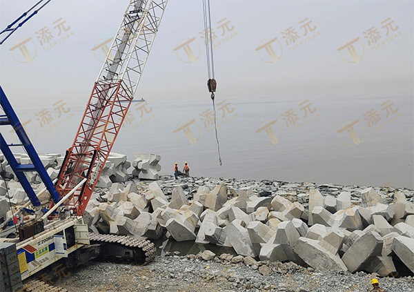 扭王字块现场安装.jpg 扭王字块现场安装.jpg